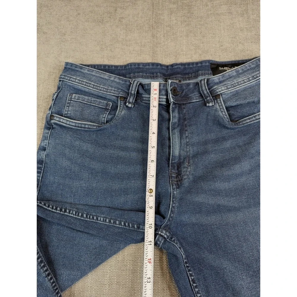 The Perfect Jean NYC Denim Pants Mens 34X28 Blue Athletic Stretch Whiskered